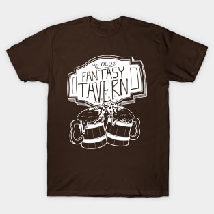 Fantasy Tavern - White Design T-Shirt